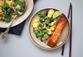 Lax och mango