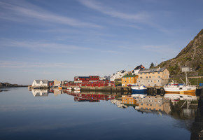 Fiskemottak på kaien i Stamsund