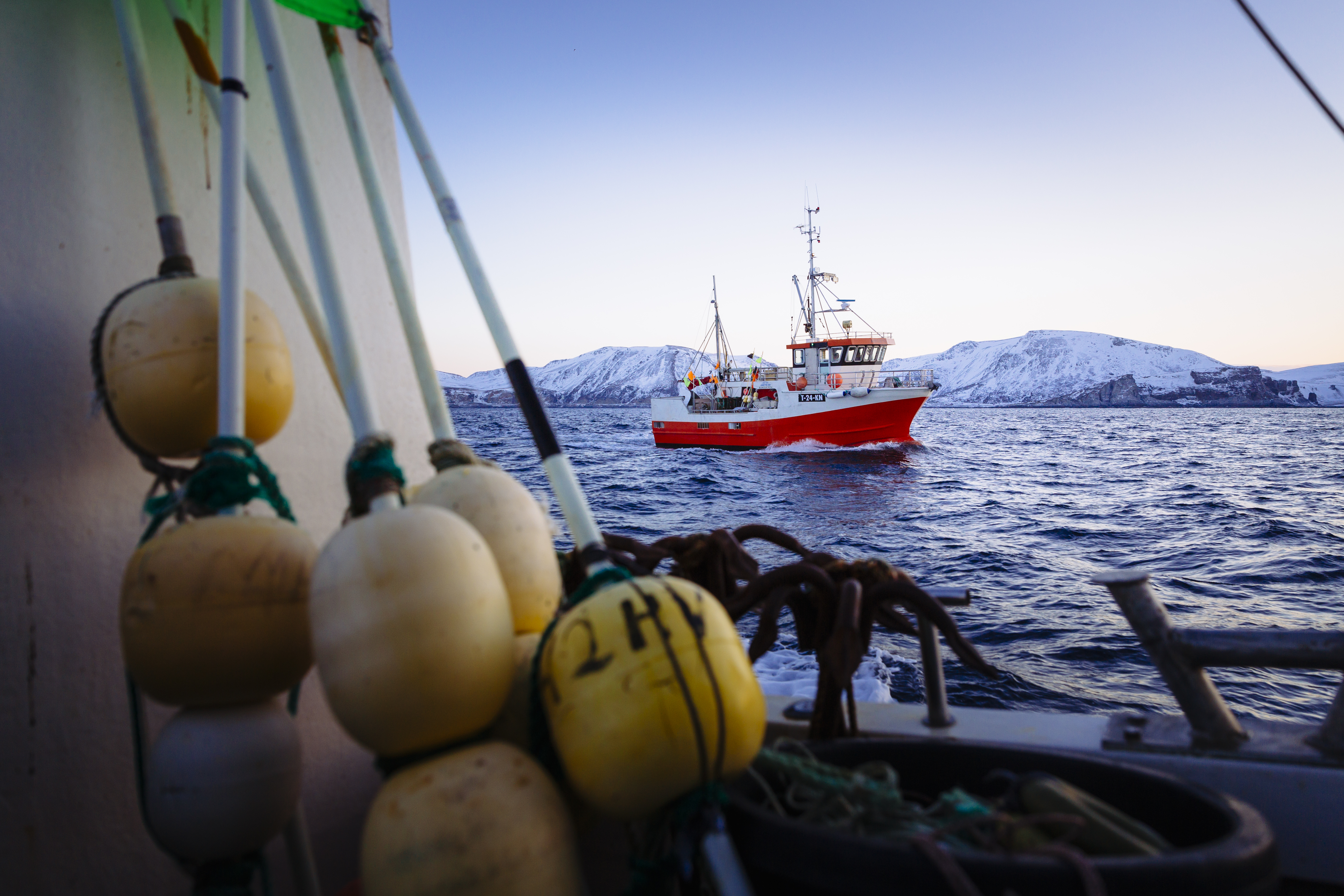 Fishing boat on the ocean