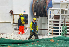 Fisker Elise Kristin på tråleren