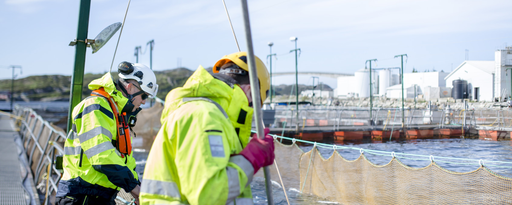Ansatte ved havbruksanlegg