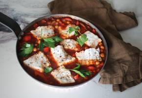 Torsk i form med smak av midtøsten