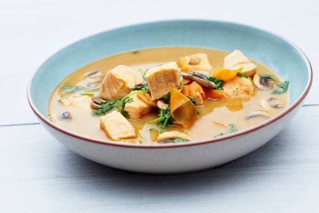 Asiatisk fiskesuppe