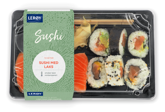 Sushi laksebrett