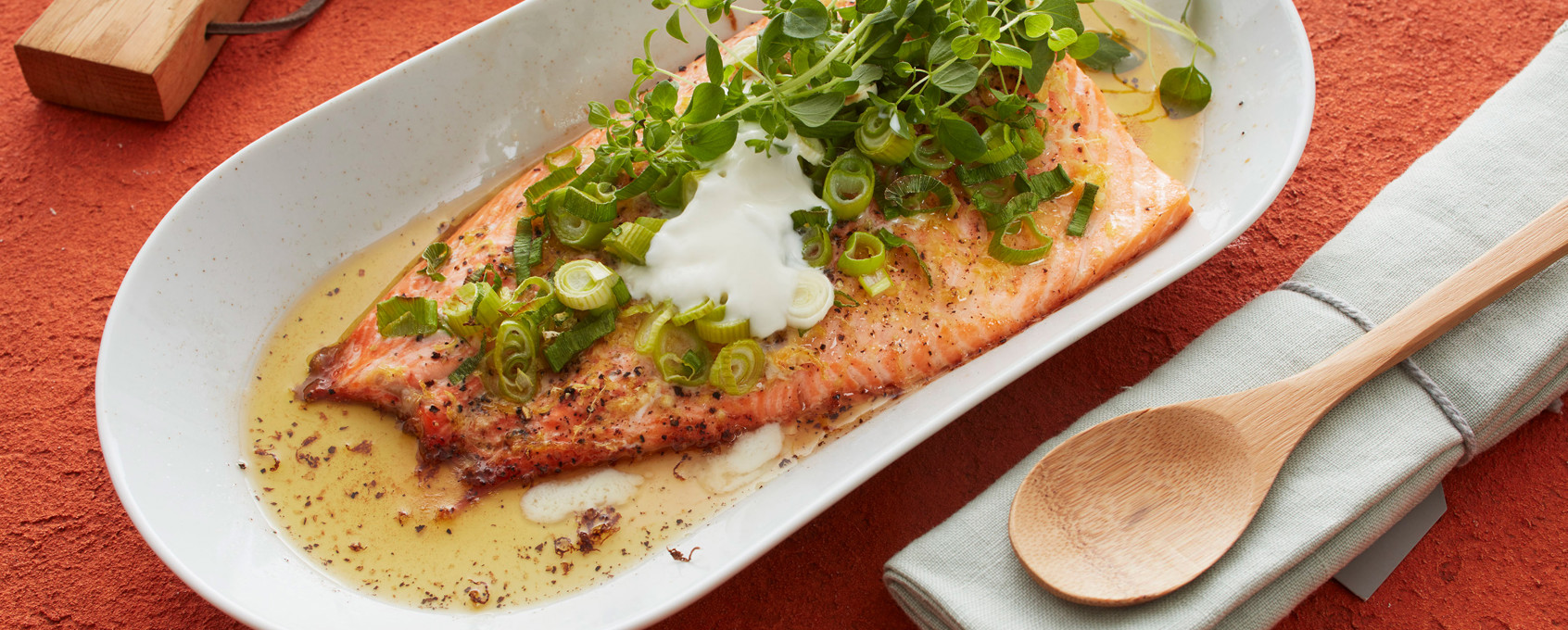 Ovnsbakt ørretfilet