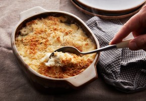 Fiskegrateng med makaroni