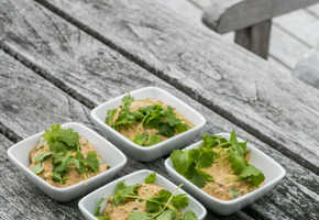 Krabbesalat med chili og ingefær