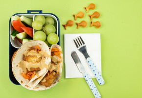 Matpakke med pankopanert torsk