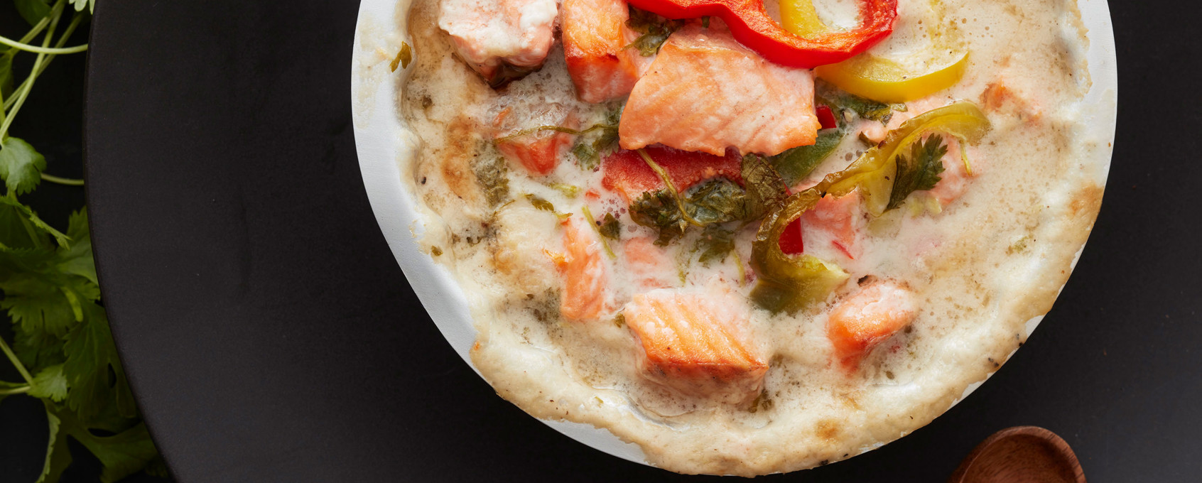 Ørret med chili, paprika og koriander