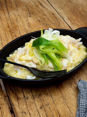 Plukkfisk med røkt torsk