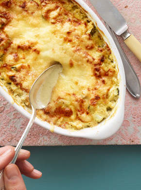 Torsk i ugn med ost och pesto