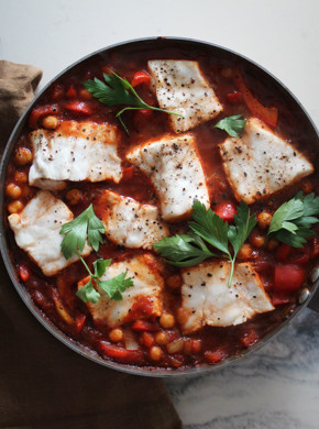 Torsk i form med smak av Midtøsten